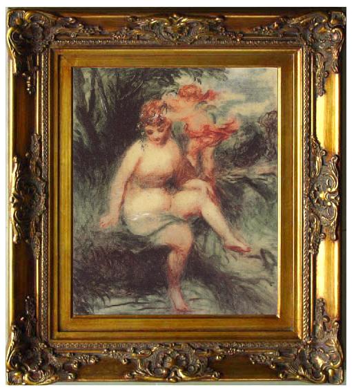 framed  Pierre Renoir Venus and Cupid (Allegory), Ta056